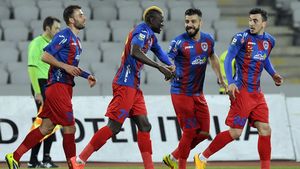 Fază delicată în finalul partidei ASA - CS U 2-1. Craiovenii au cerut penalty. Reacția lui Ion Crăciunescu 