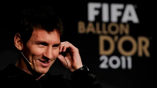 Hat-trick Leo Messi!** A câștigat din nou „Balonul de Aur” și i-a egalat pe Van Basten, Platini și Cruyff! Guardiola e cel mai bun antrenor – Neymar, cel mai frumos gol din 2011