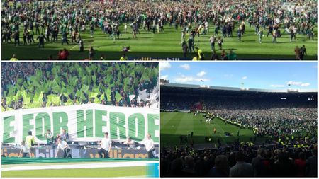 Pur și simplu nebuni! FOTO & VIDEO | Scene incredibile după ce Hibernian a câștigat din nou Cupa Scoției, după 114 ani