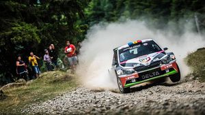 Demonstrație de forță pentru Simone Tempestini la Raliul Sibiului