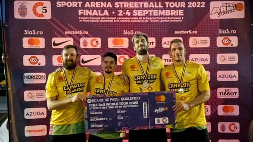 CSM Constanța va reprezenta România în circuitul mondial de baschet 3X3: Dublu succes la finala Sport Arena Streetball