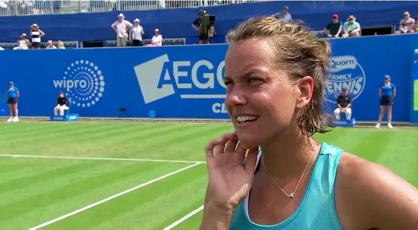 VIDEO | Moment amuzant la turneul de tenis de la Birmingham. Reacția acestei jucătoare după ce un fan a invitat-o în oraș la finalul meciului