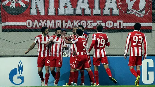 Olympiakos Pireu** a câștigat pentru a 40-a oară titlul în Grecia