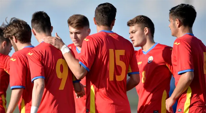 Naționala Under 19 a României a debutat cu o înfrângere în Turul de Elită.** Cinci jucători din Liga 2 sau 3 au jucat în Austria