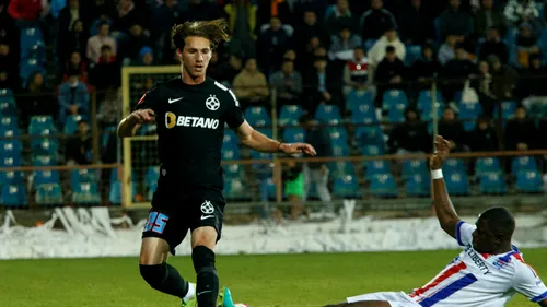 Vlad, fiul fostului arbitru Alexandru Tudor, a debutat la FCSB în Cupa României Betano. „M-am sufocat un pic!”
