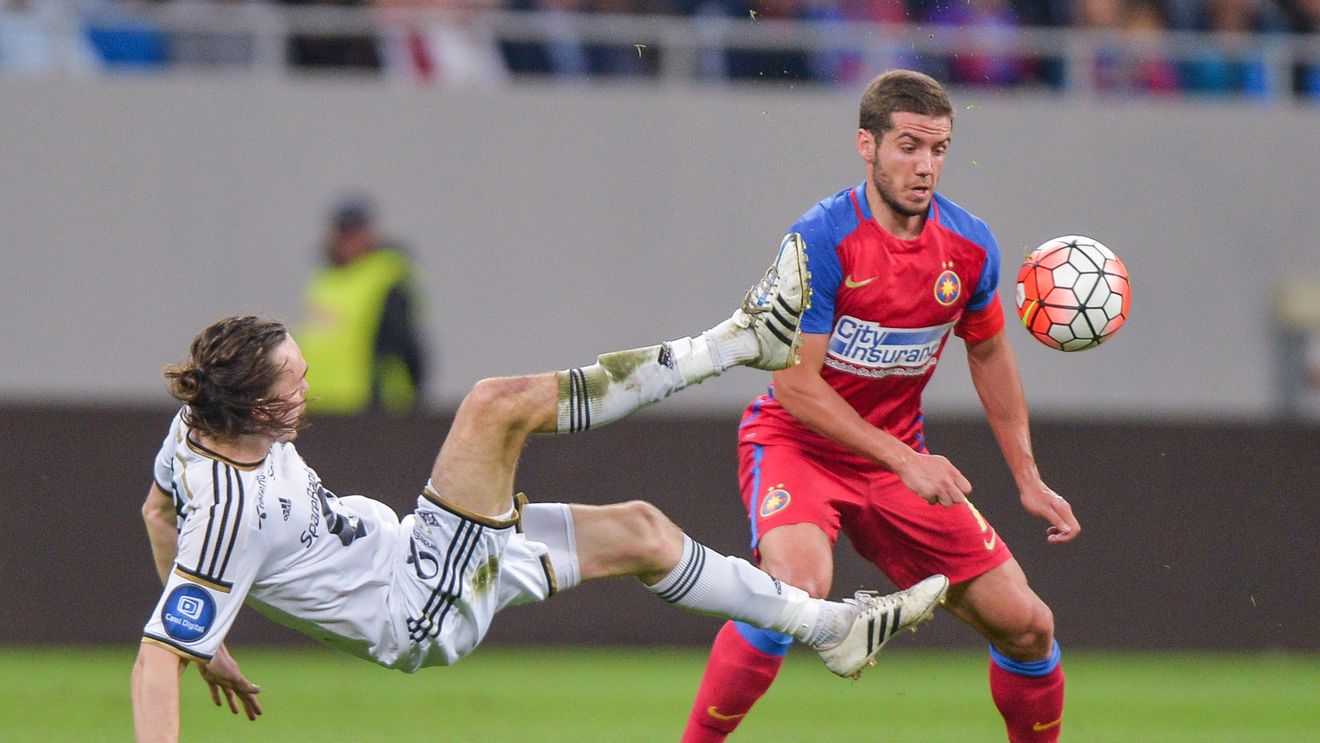 Incidente între suporteri și jucătorii steliști la finalul partidei cu Rosenborg. Chipciu, înjurat de mamă, a venit să-și înfrunte contestatarul