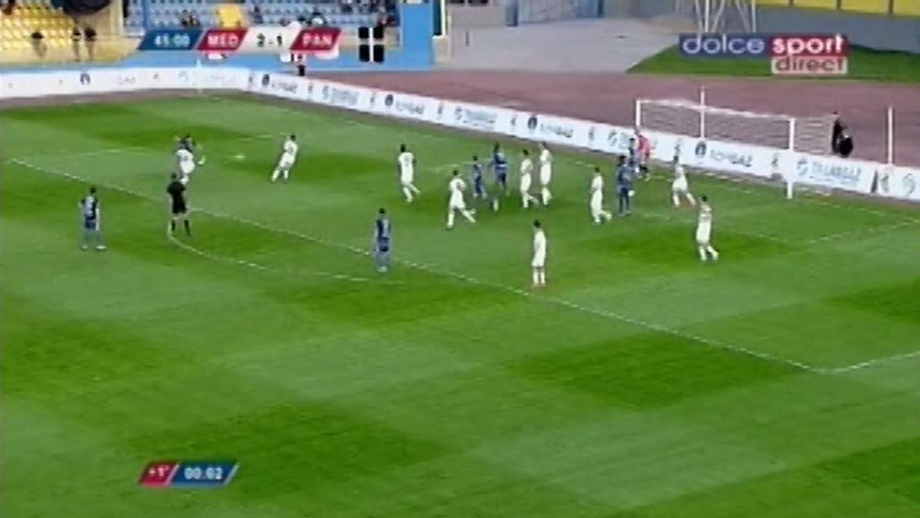 VIDEO** Românul dorit de Boloni la PAOK a fost aproape de unul dintre cele mai tari goluri din această etapă! Voleu năprasnic în diagonală