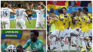 LIVE BLOG CM 2014, ziua 8 | Urmează derby-ul serii: Anglia - Uruguay. Columbia - Coasta de Fildeș 2-1. Spectacol pe Mane Garrincha: trei goluri în doar nouă minute
