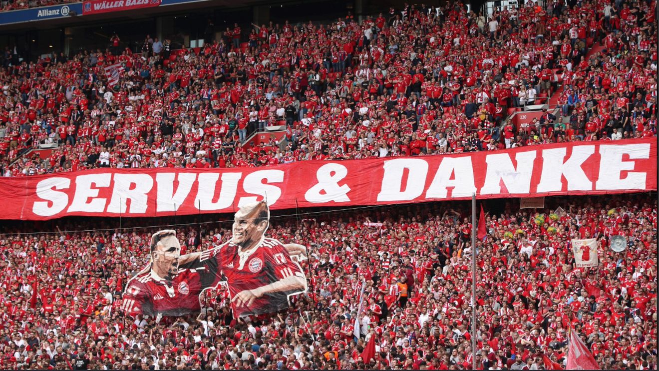 Munchenul e în lacrimi. Ribery și Robben predau echipamentul și îi spun "la revedere" lui Bayern. FOTO de la ultimul meci