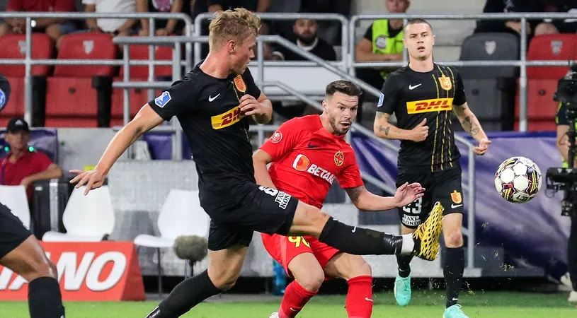 Vești groaznice pentru FCSB, înaintea returului cu Nordsjaelland: danezii s-au impus cu 5-0 în deplasare împotriva fostei adversare a lui CFR Cluj și au procentaj maxim în campionat!