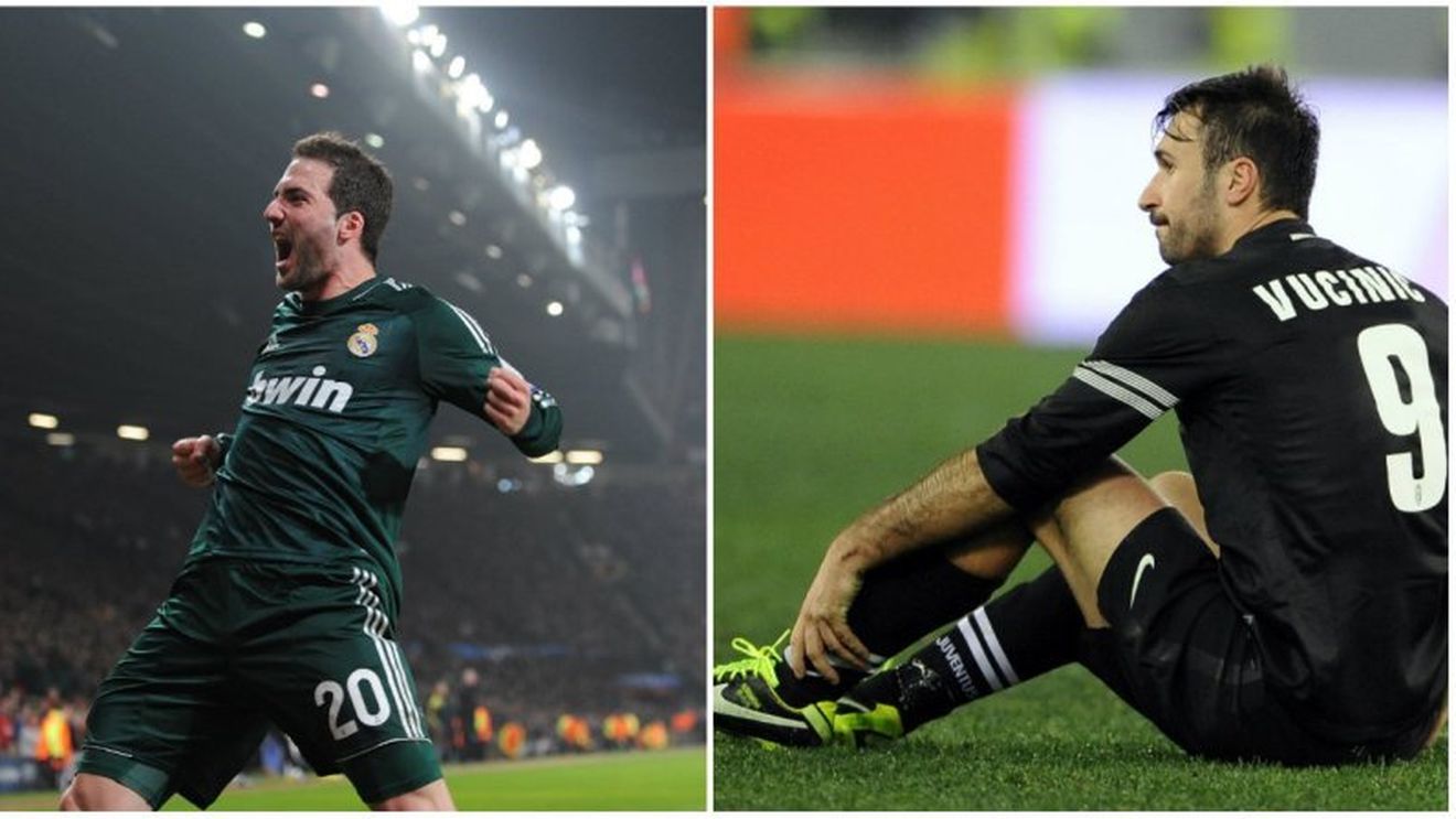 Juve câștigă prim-planul în lupta pentru Higuain. Vucinic trimis în Anglia