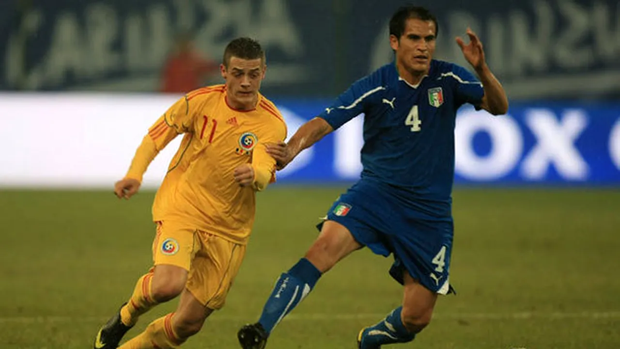 A debutat la națională în amicalul România-Italia,** iar acum este dorit de Ancelotti la Chelsea!