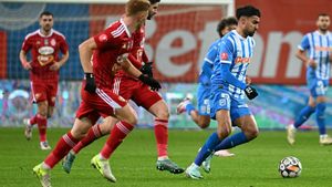 Universitatea Craiova - Sepsi 2-1 în etapa 20 din Superliga. Victorie importantă pentru trupa lui Costel Gâlcă