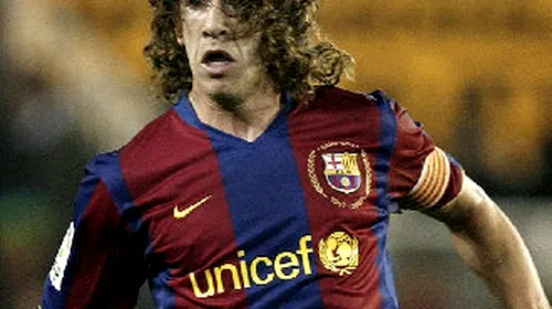 Puyol: „Sper să câștigăm Champions League”