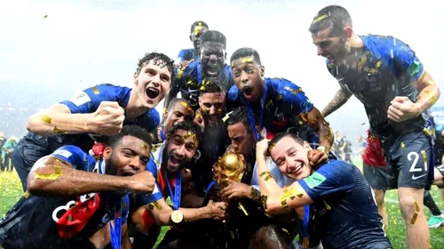 VIDEO | A fost haos în vestiarul Franței după câștigarea Cupei Mondiale. Desailly și Jean-Pierre Papin au jucat „umăr la umăr” cu Pogba