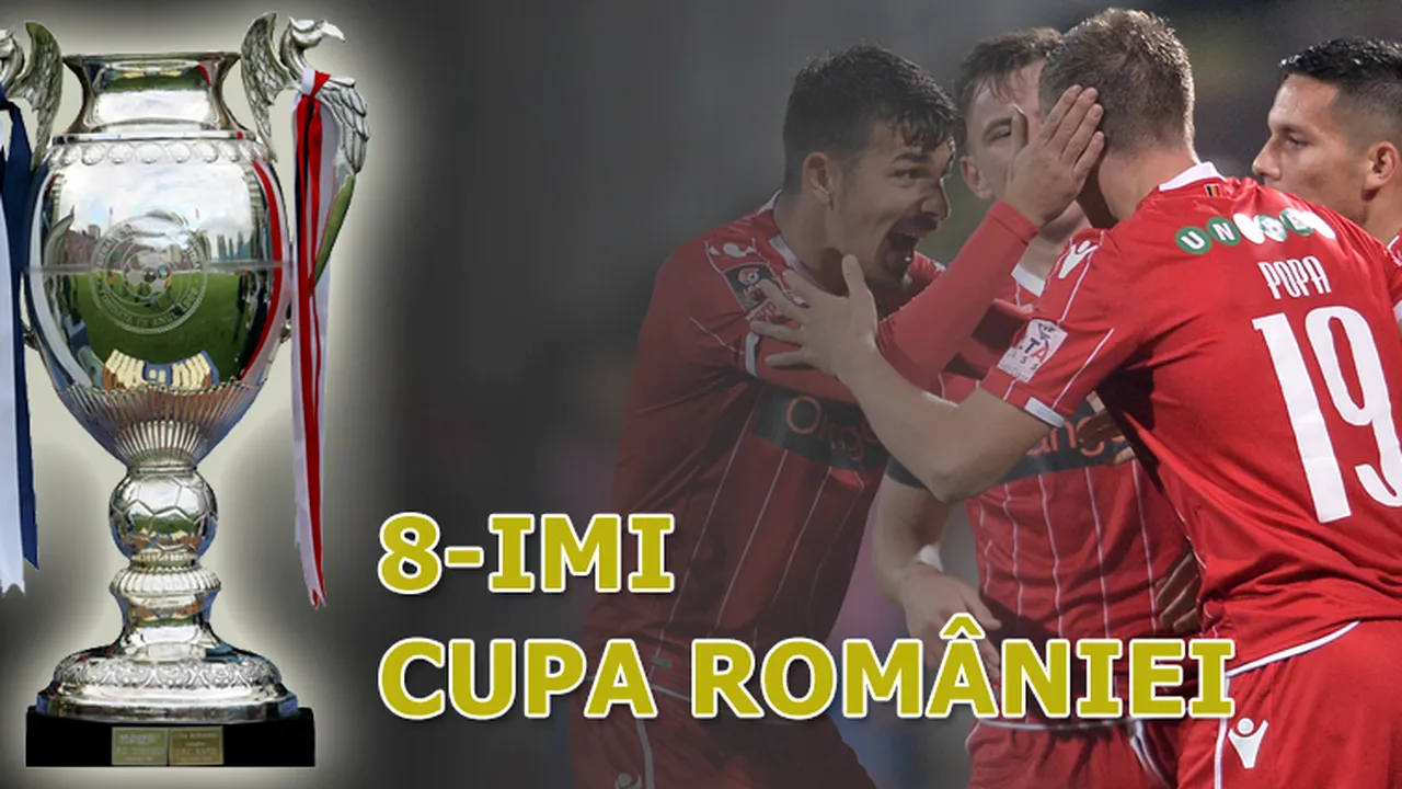 LIVE BLOG - optimi Cupa României, ziua 3 | Csikszereda detonează bomba și o elimină pe Dinamo la loviturile de departajare. TOATE echipele calificate în sferturile de finală
