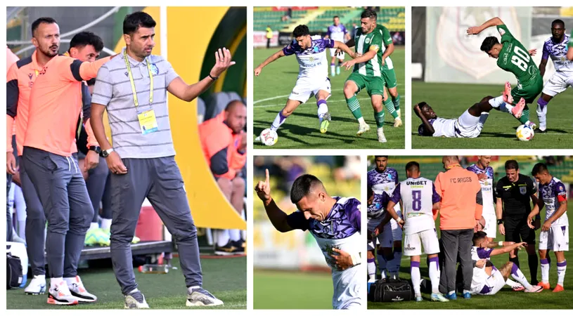 Nicolae Dică ar vrea să șteargă ultimele zece minute din meciul Argeșului cu Concordia: ”Am jucat cu sabia deasupra capului.” Nu-și poate explica picajul: ”A fost un black-out”