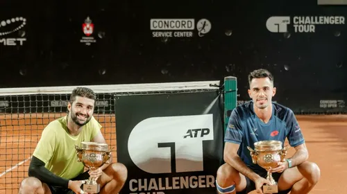 Cezar Crețu și Bogdan Pavel au scris istorie! Sunt primii campioni români la Concord Iași Open