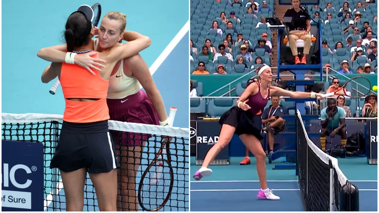Petra Kvitova, acuzată că a trișat la Miami! Moment controversat cu campioana care a eliminat-o pe Sorana Cîrstea: ce spune regulamentul | FOTO & VIDEO