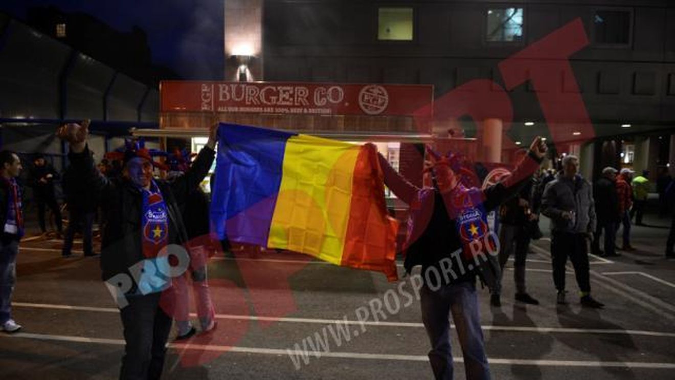 Englezii nu se dezmint!** Au gafat incredibil în fața a 5000 de suporteri români! Anunțul care i-a lăsat fără replică pe fanii Stelei prezenți pe Stamford Bridge