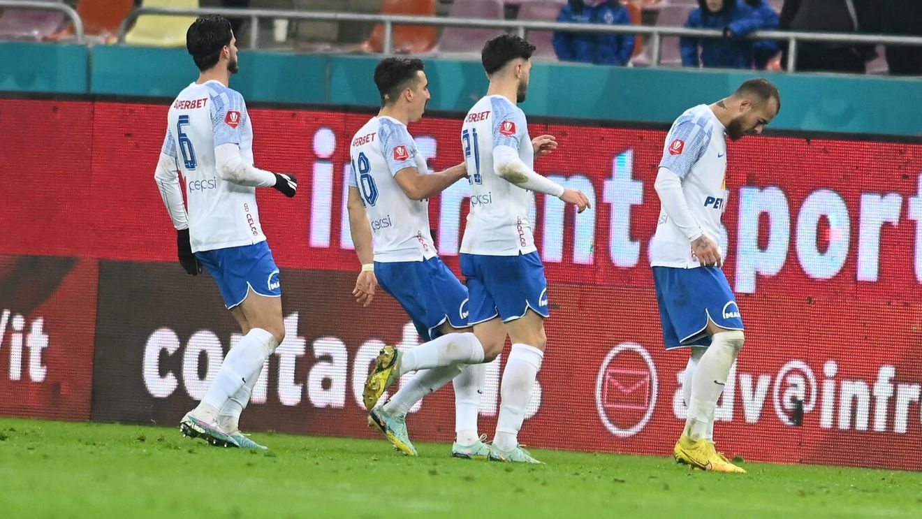 Denis Alibec, gol fenomenal în partida cu FCSB! Atacantul Farului a trimis o „rachetă” care l-a lăsat mască pe Ștefan Târnovanu