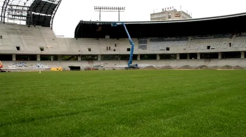 FOTO** Cluj Arena are gazon! Meciul cu Belarus s-ar putea juca pe noua arenă