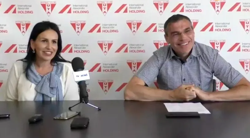UTA are încă un sponsor nou, unul cu o cifră de afaceri de 100 de milioane de euro în anul 2019. Meszar: ”Susține campania noastră de promovare în Liga 1”