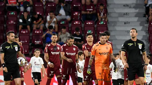 Verdict pentru cea mai controversată fază de la meciul CFR Cluj - Rapid. „O decizie inexplicabilă!”