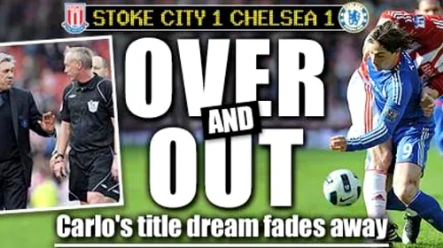 Chelsea ținută în șah de Stoke, Torres doar rezervă!** Liverpool învinsă cu  două minute înaintea finalului