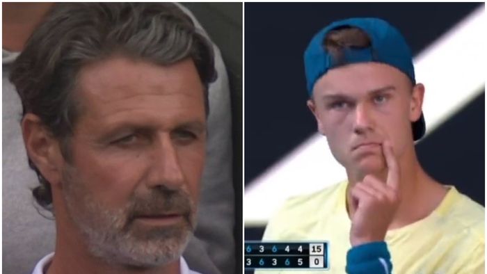 Patrick Mouratoglou, umilit în văzul tuturor la Australian Open: „Ciocul mic!" Gest sfidător la adresa antrenorului Simonei Halep, făcut de celălalt elev al său | VIDEO