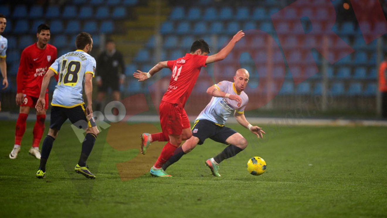 Sânmărtean: "În prima repriză, am fost un pic surprinși de jocul Săgeții. Așteptăm acum meciul cu Dinamo, sper să învingem de data asta"