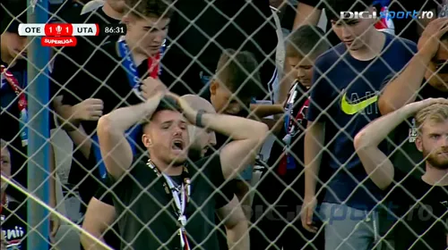 Ratarea anului, încă de la primul meci al sezonului? George Cîrjan i-a făcut pe fanii Oțelului Galați să își pună mâinile în cap, după execuția din finalul meciului cu UTA | VIDEO