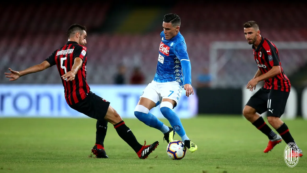 AC Milan a condus cu 2-0 pe San Paolo, dar Napoli a reușit o nouă 