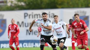 U Cluj - Chindia 1-0, în etapa 11 din Superliga. „Șepcile roșii” obțin al doilea succes al sezonului