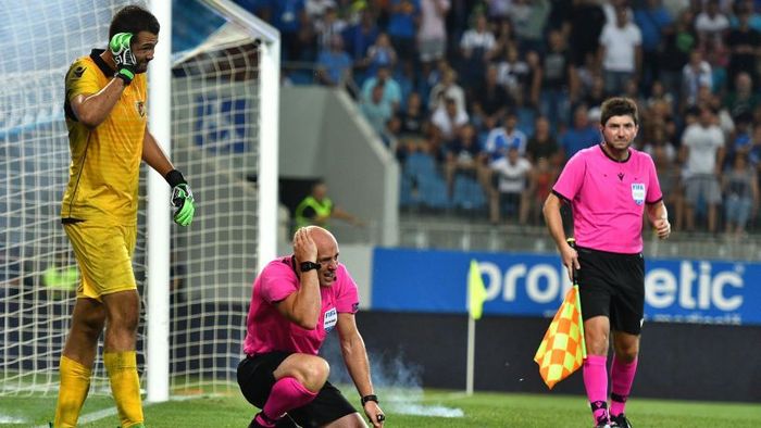 Marcel Popescu, anunț după incidentele de la Craiova - Honved: "Persoana care a aruncat petarda a fost identificată"