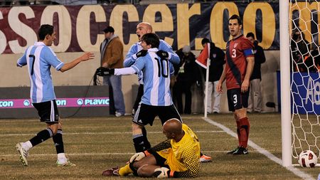 VIDEO Cu un Messi în zi de grație,** "pumele" au fost ținute în șah de SUA