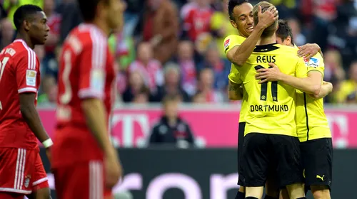Dortmund și-a spulberat rivala chiar pe Allianz Arena. Bayern – Borussia  0-3