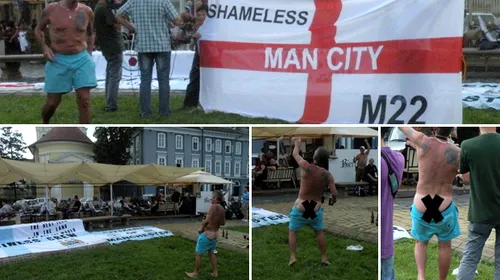 FOTO Cum pregătesc fanii lui City meciul cu Timișoara! ‘Shameless citizens’ și-au intrat în rol :)