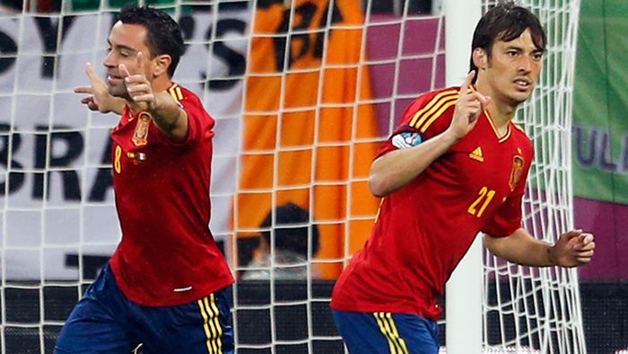 "Furia Roja", ce spectacol!** VIDEO - Xavi, poate la cel mai frumos gol din carieră, Pedro a reușit o execuție de clasă. "Legiunea catalană", la putere