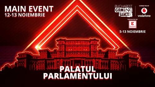 Armata României vine la Bucharest Gaming Week! Evenimentul central are loc pe 12 și 13 noiembrie la Palatul Parlamentului