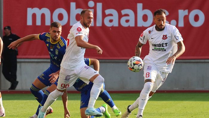 Unirea Slobozia – Hermannstadt 1-2, în etapa 18 din Superliga. Echipa sibiană obține primul succes în deplasare în acest sezon