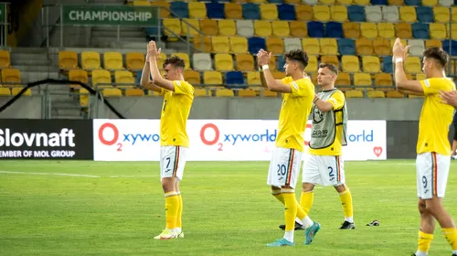 Cine transmite la TV România U19 – Slovacia U19, meciul decisiv din faza grupelor a Campionatului European