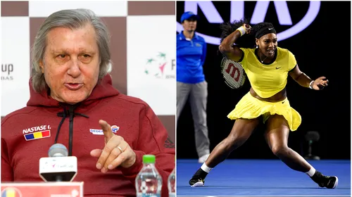 Ilie Năstase face declarații scandaloase despre Serena Williams și dopaj: „Nu vedeți cum arată? E cam sigură treaba și la ea”