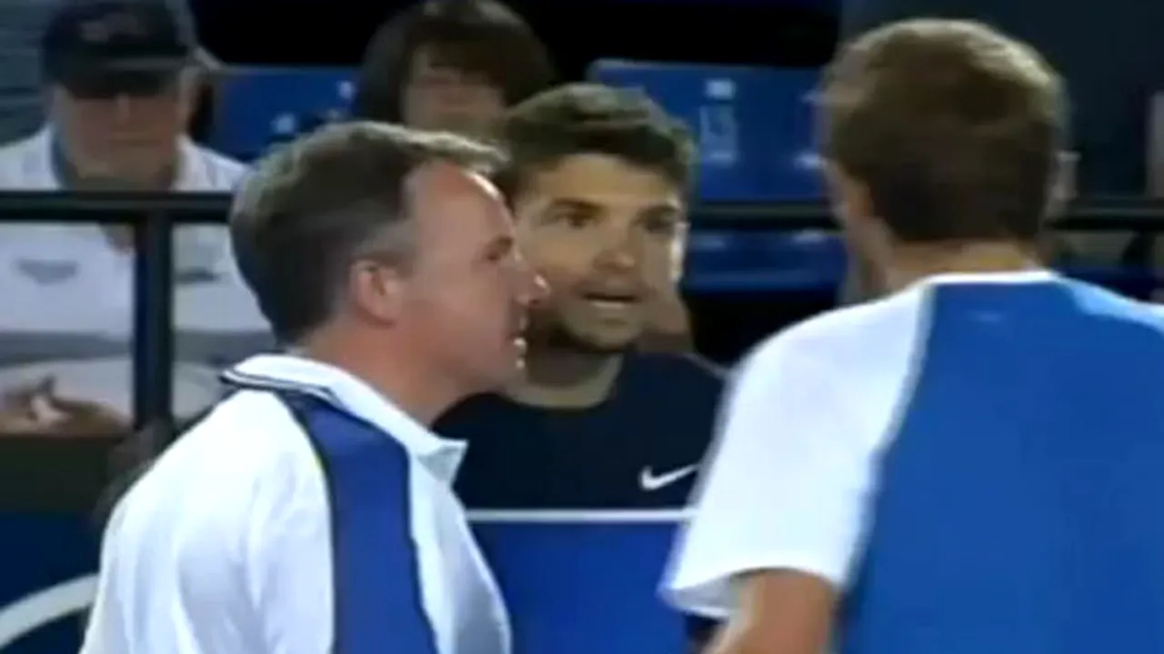 VIDEO Scene incredibile pentru un teren de tenis!** Fish și Dimitrov, la un pas să se ia la bătaie