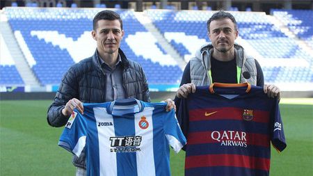 VIDEO | Costel Gâlcă și Luis Enrique, "uniți" înainte de derby! Cum a decurs întâlnirea dintre cei doi tehnicieni