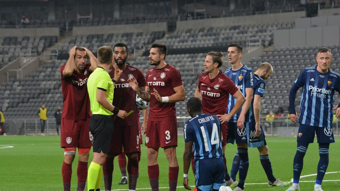 Dan Petrescu, un car de nervi cu Djurgarden! „Spune-i, mă, că-i penalty!” Ciprian Deac, victimă în faza care l-a scos din minţi pe antrenorul CFR-ului | FOTO