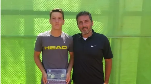 Sebastian Gima, dublu finalist la turneul ITF Juniors Uzbekistan