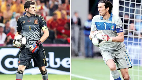 Finala portarilor!** Buffon, un model pentru Casillas
