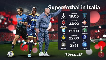 ADVERTORIAL. Cursa pentru Europa continuă! SuperCotele pentru etapa din Serie A