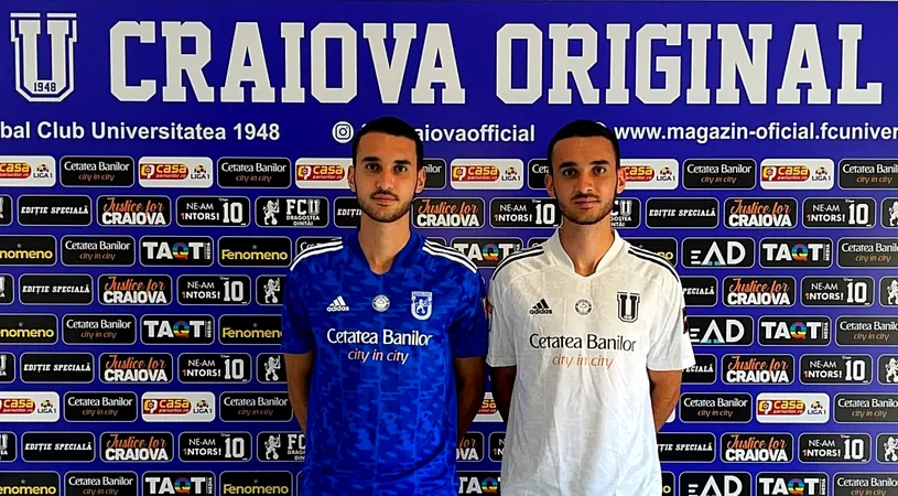 Încă două transferuri pentru olteni! Frații gemeni Boldu au semnat cu U Craiova 1948